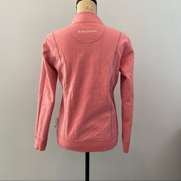 TOMMY BAHAMA Reversible Performance Jacket Full Zip Mock Neck XS - Picture 6 of 9